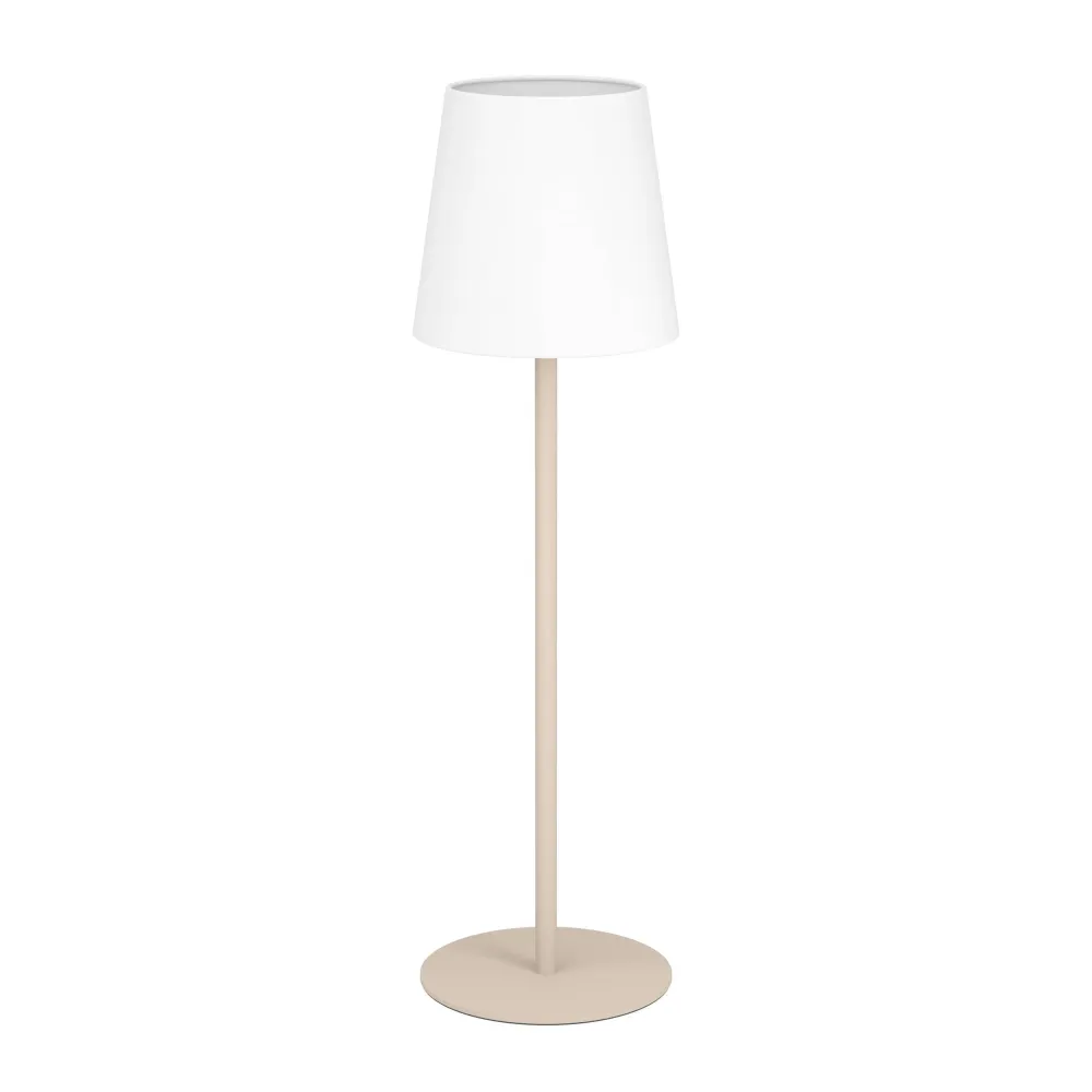 EGLO tafellamp Fiorana - e14 - 53 cm - zandkleur/beige/wit