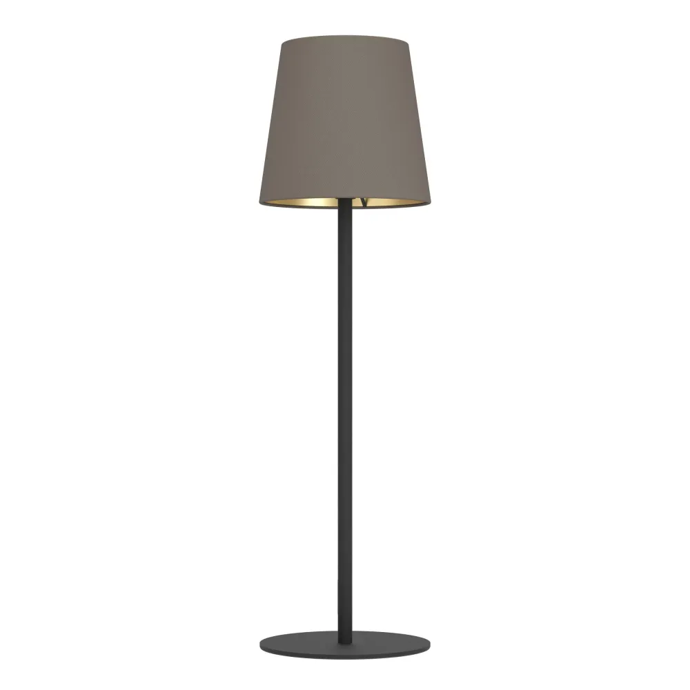 EGLO tafellamp Fiorana - e14 - 53 cm - zwart/cappucino/goud