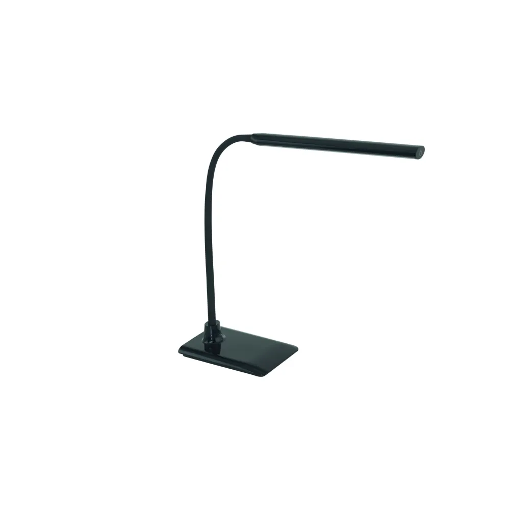 EGLO tafellamp Laroa - leeslamp - inclusief led - hoogte 48 cm - zwart - kantelbaar/draaibaar - touch dimbaar
