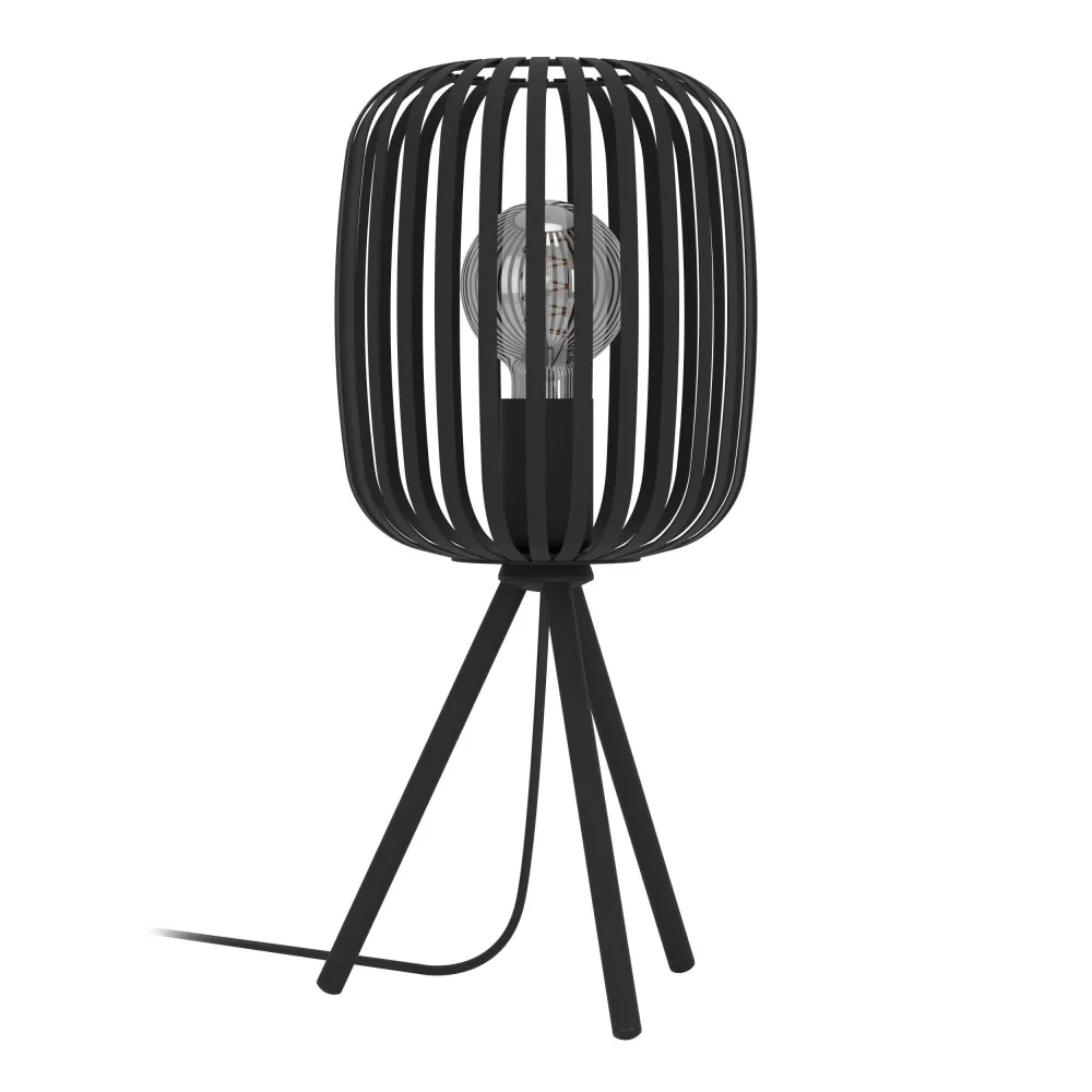 EGLO tafellamp Romazzina - e27 - ø 20 cm - zwart