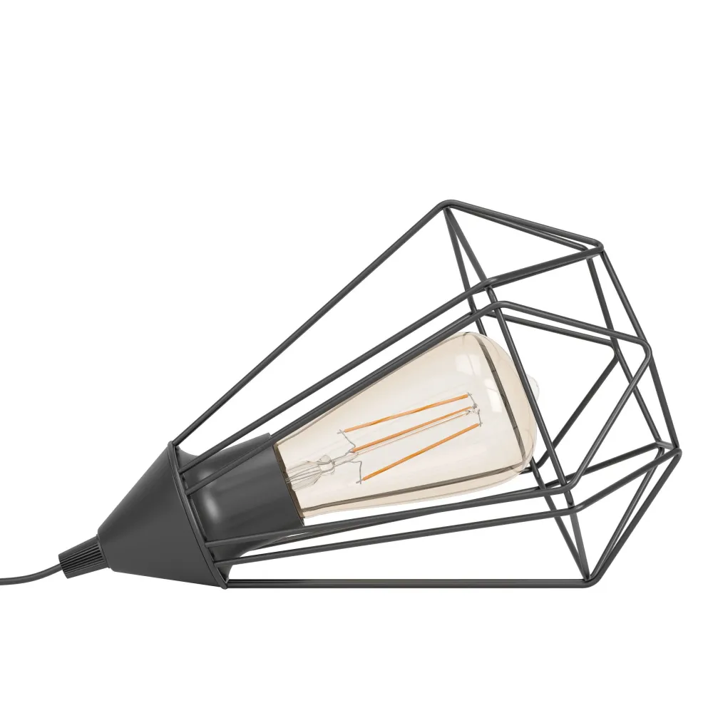 EGLO tafellamp Tarbes - e27 - ø 17,5 cm - zwart