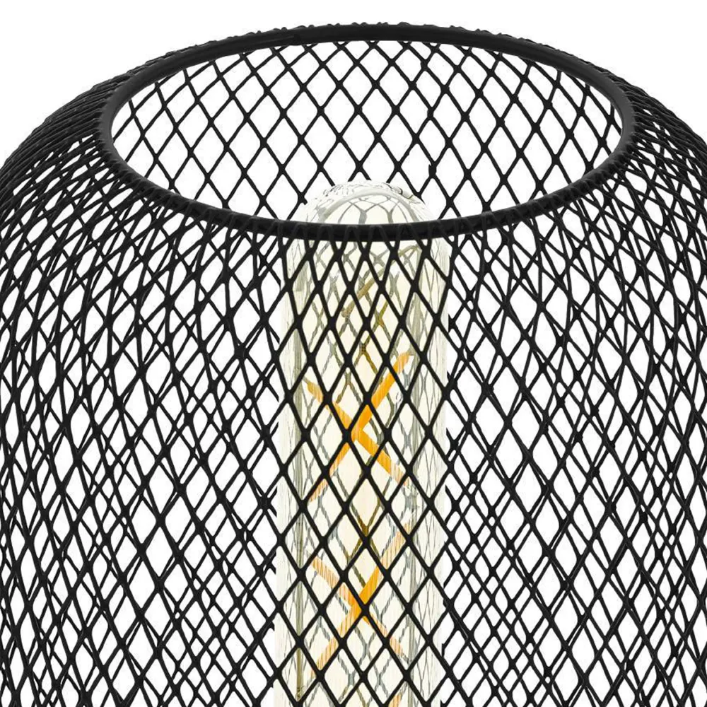 EGLO tafellamp Wrington - e27 - 28,5 cm - zwart