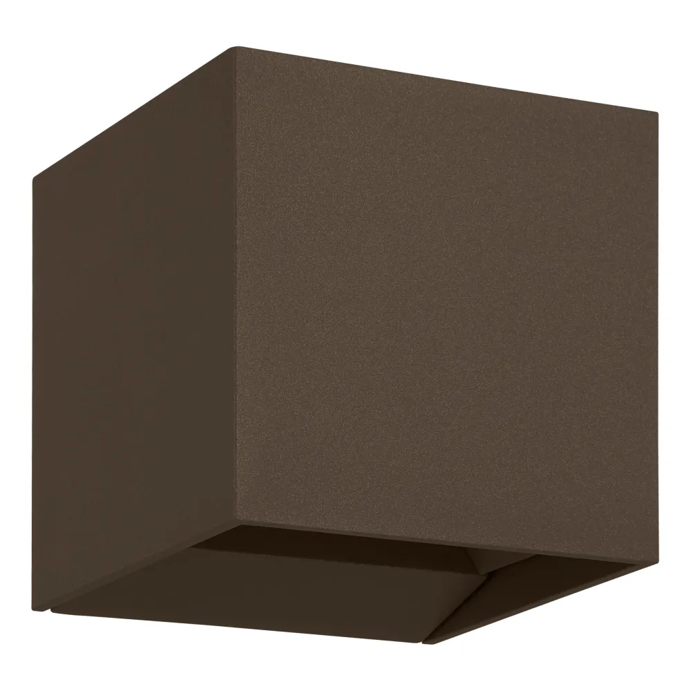 EGLO wandlamp Calpino 3 - led - 10 cm - roestbruin