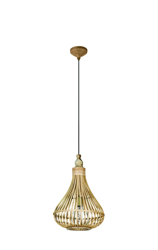 EGLO hanglamp Amsfield - e27 - ø 35 cm - bruin