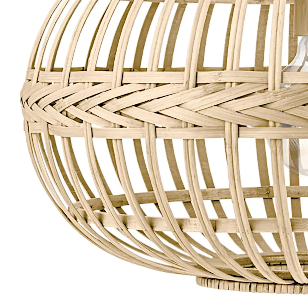 EGLO hanglamp Amsfield - e27 - ø 38 cm - bruin