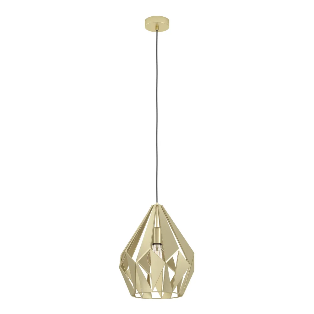 EGLO hanglamp Carlton - e27 - ø 31 cm - goud