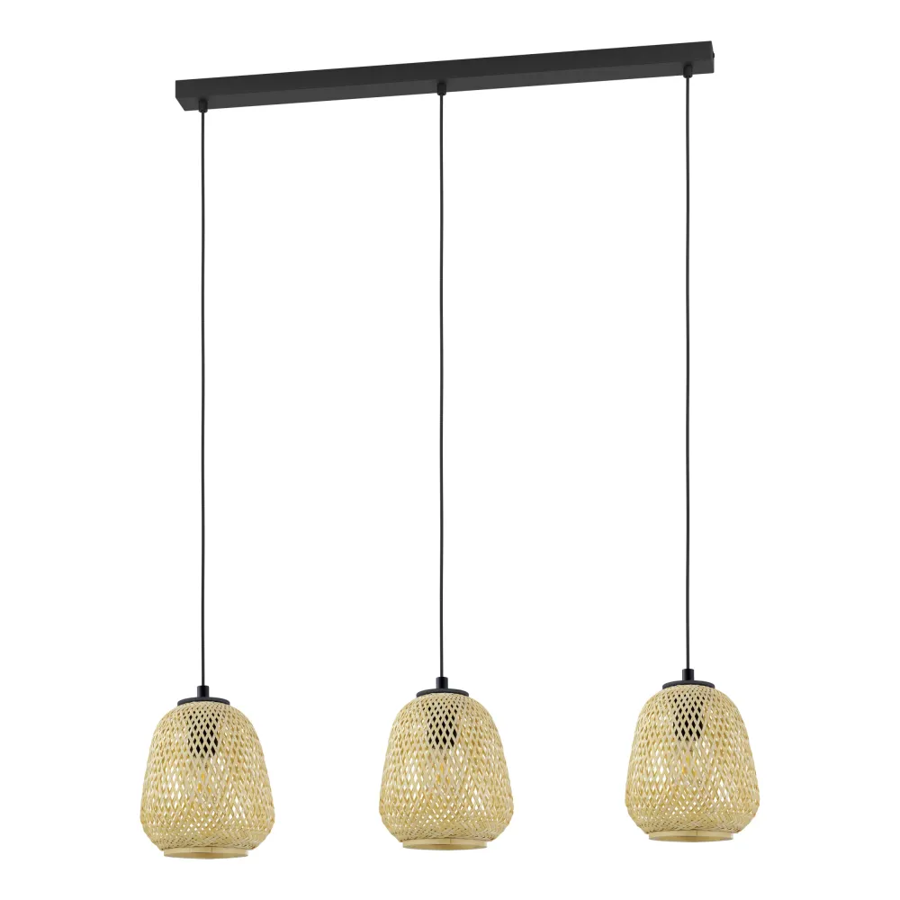 EGLO hanglamp Dembleby - e27 - 90 cm - zwart