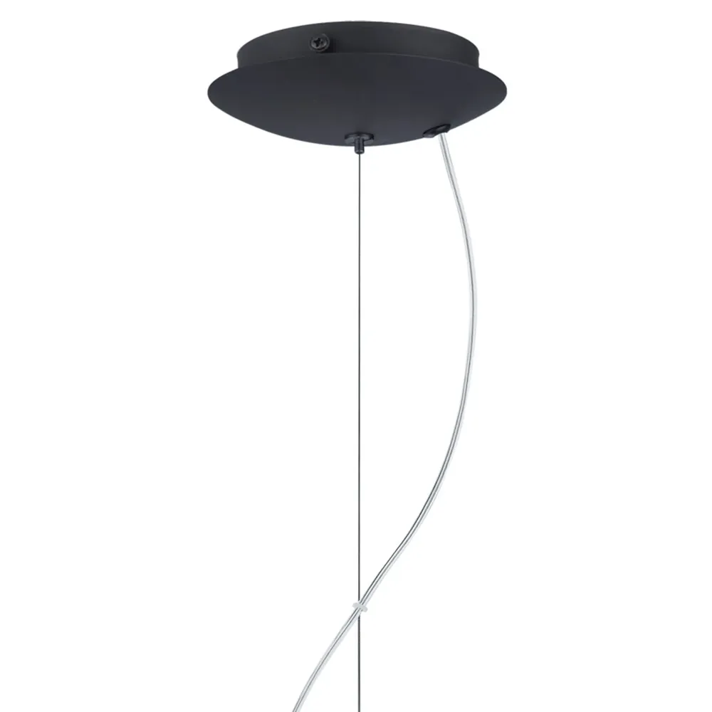EGLO hanglamp Gaetano 1 - e27 - ø 53 cm - zwart/koper