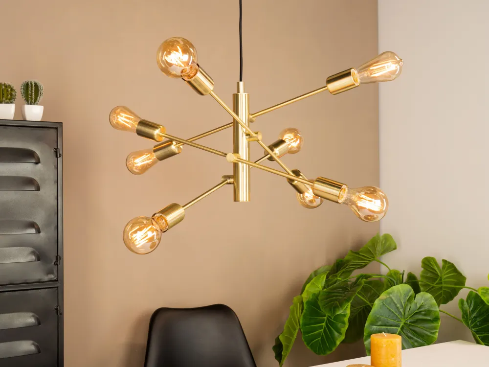 EGLO hanglamp Gradoli 1 - e27 - ø 71 cm - goud