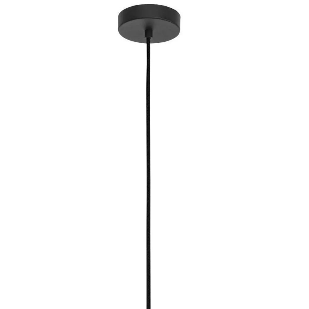 EGLO hanglamp Haxey - e27 - ø 50 cm - zwart/hout