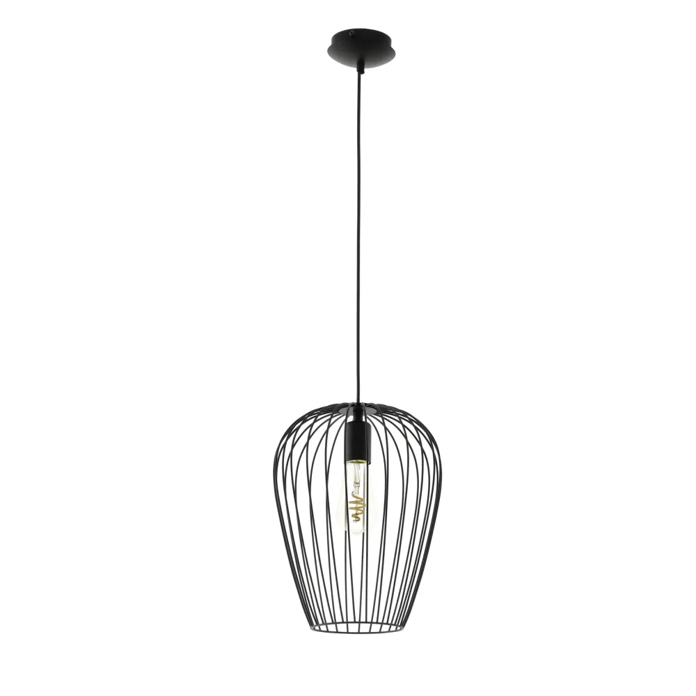 EGLO hanglamp Newtown - e27 - ø 27,5 cm - zwart