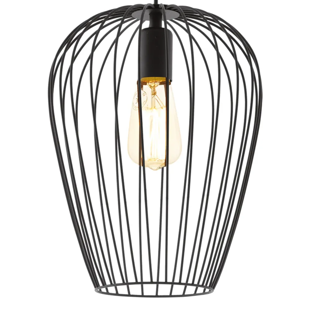 EGLO hanglamp Newtown - e27 - ø 27,5 cm - zwart