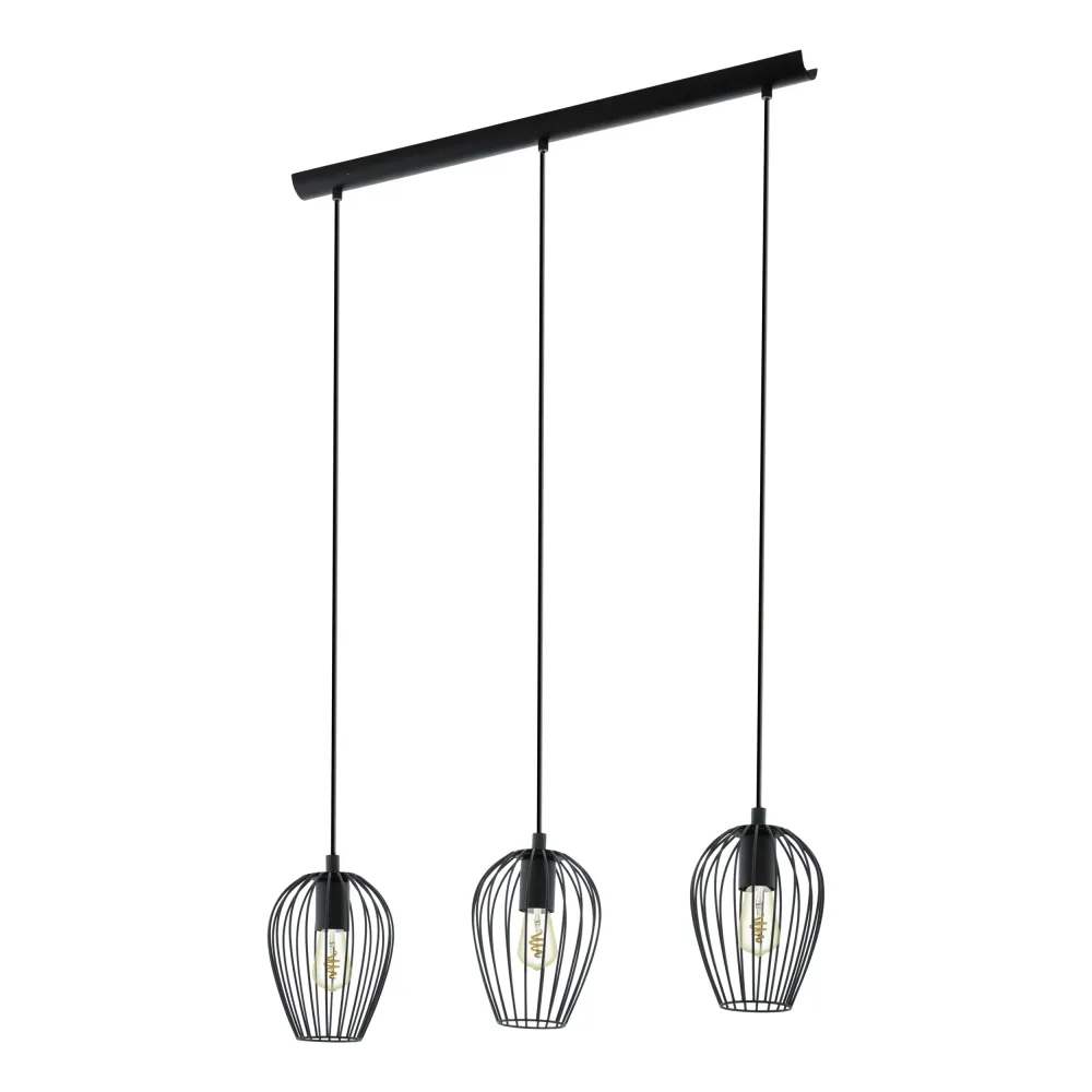 EGLO hanglamp Newtown - e27 - 70 cm - zwart