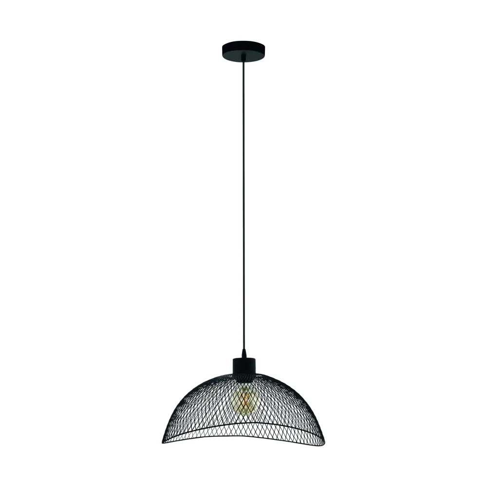 EGLO hanglamp Pompeya - e27 - ø 44 cm - zwart