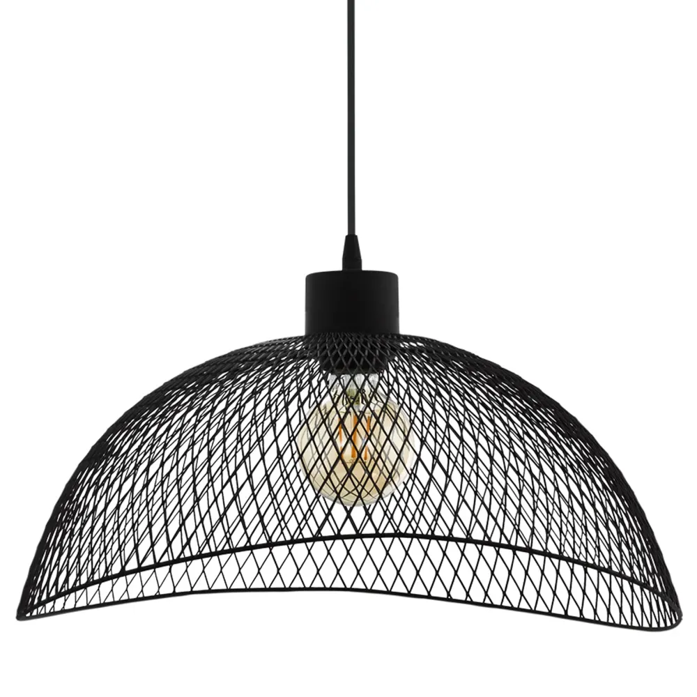 EGLO hanglamp Pompeya - e27 - ø 44 cm - zwart