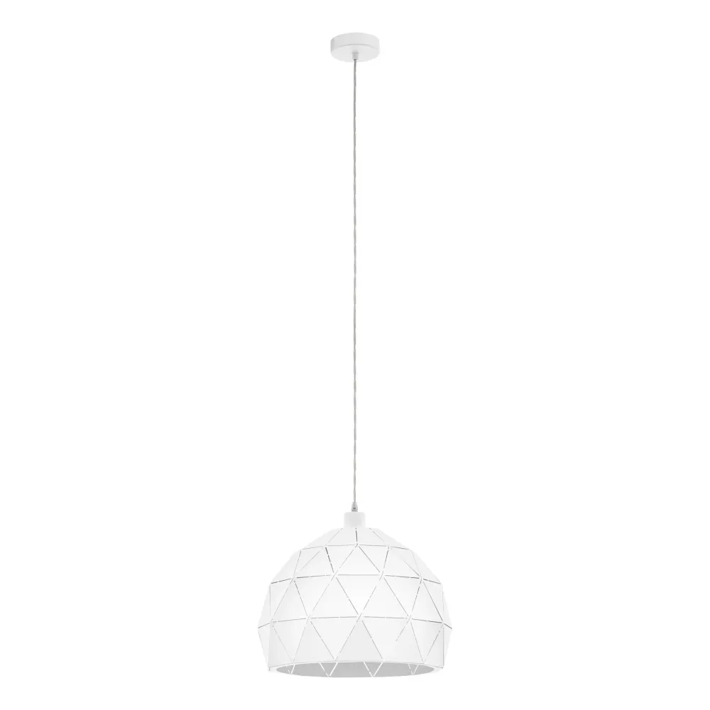 EGLO hanglamp Roccaforte - e27 - ø 40 cm - wit