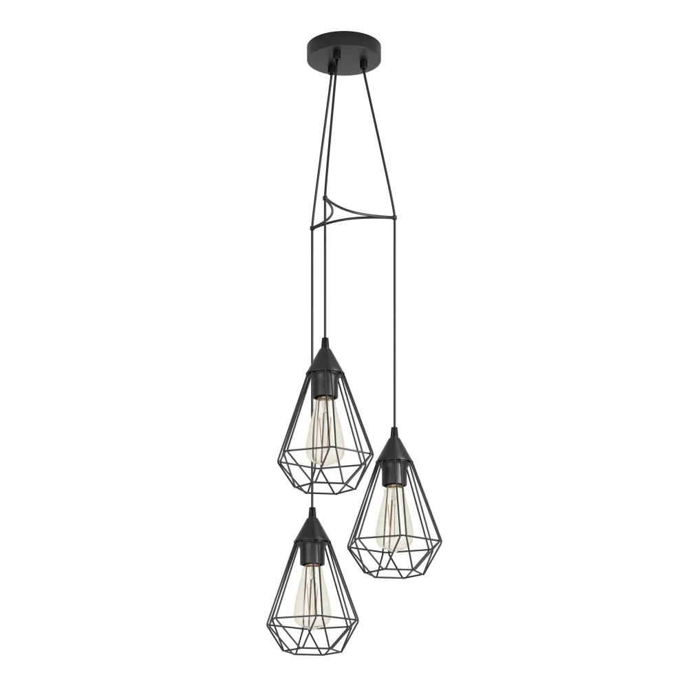 EGLO hanglamp Tarbes - e27 - ø 31 cm - zwart