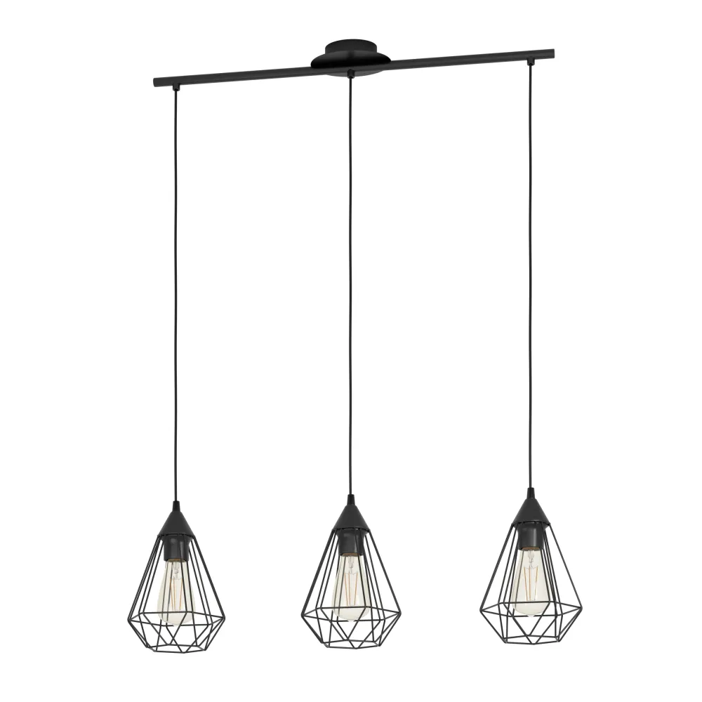 EGLO hanglamp Tarbes - e27 - 79 cm - zwart