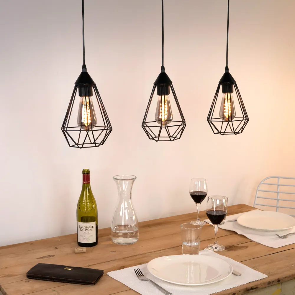 EGLO hanglamp Tarbes - e27 - 79 cm - zwart