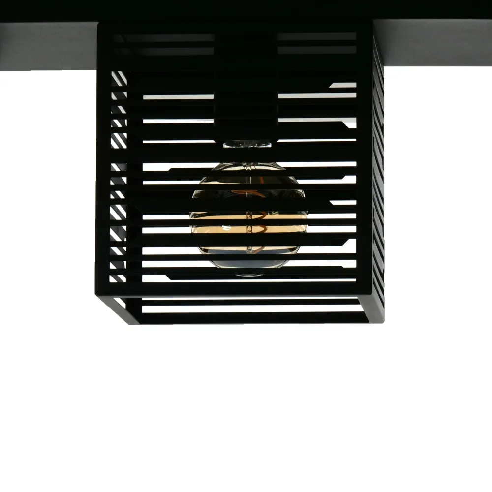EGLO plafondlamp Piedritas - e27 - 73 cm - zwart