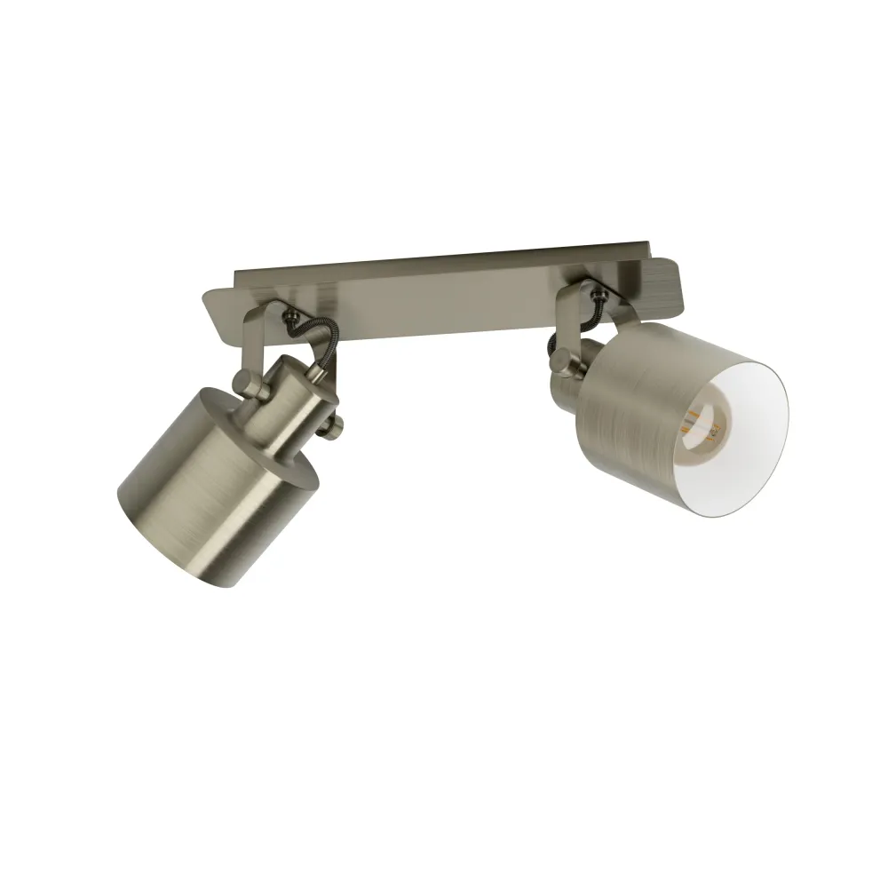 EGLO spot Southery - e27 - 2 lichts - 47 cm - goud/crème
