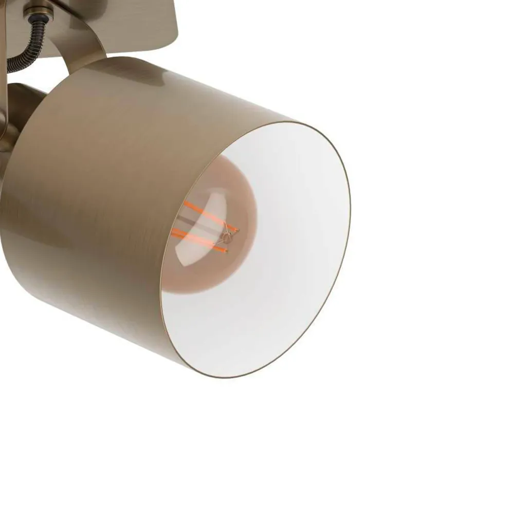 EGLO spot Southery - e27 - 2 lichts - 47 cm - goud/crème