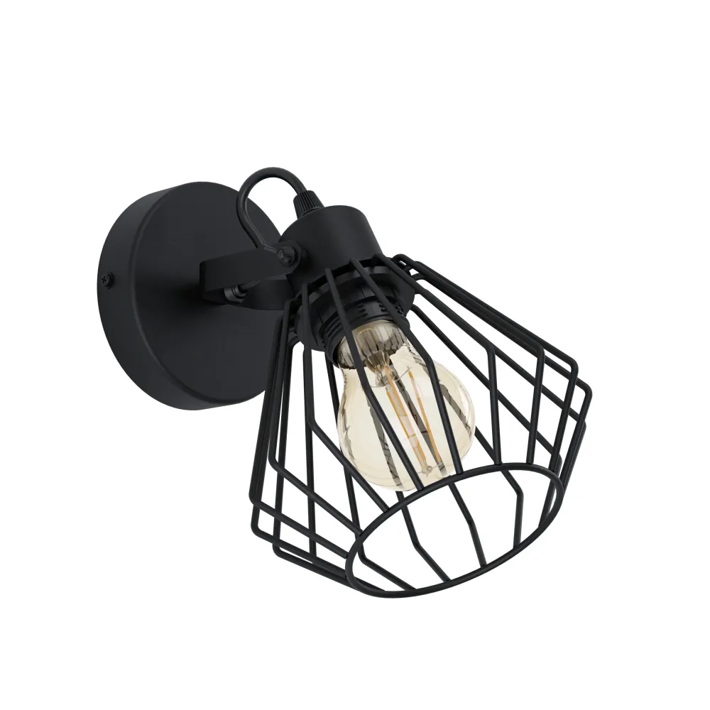 EGLO spot Tabillano - e27 - 11 cm - zwart