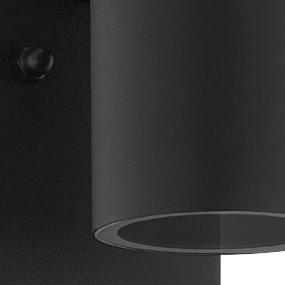 EGLO wandlamp buiten Riga 5 - sensor - gu10 - 16,5 cm - sensor - zwart