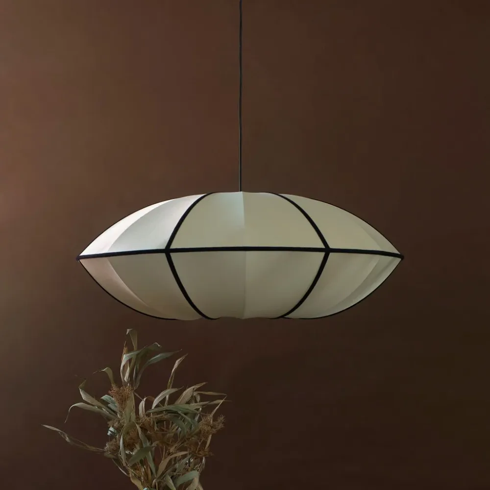 Elegante Hanglamp Japanse Stijl van Zijde - Luxe Verlichting