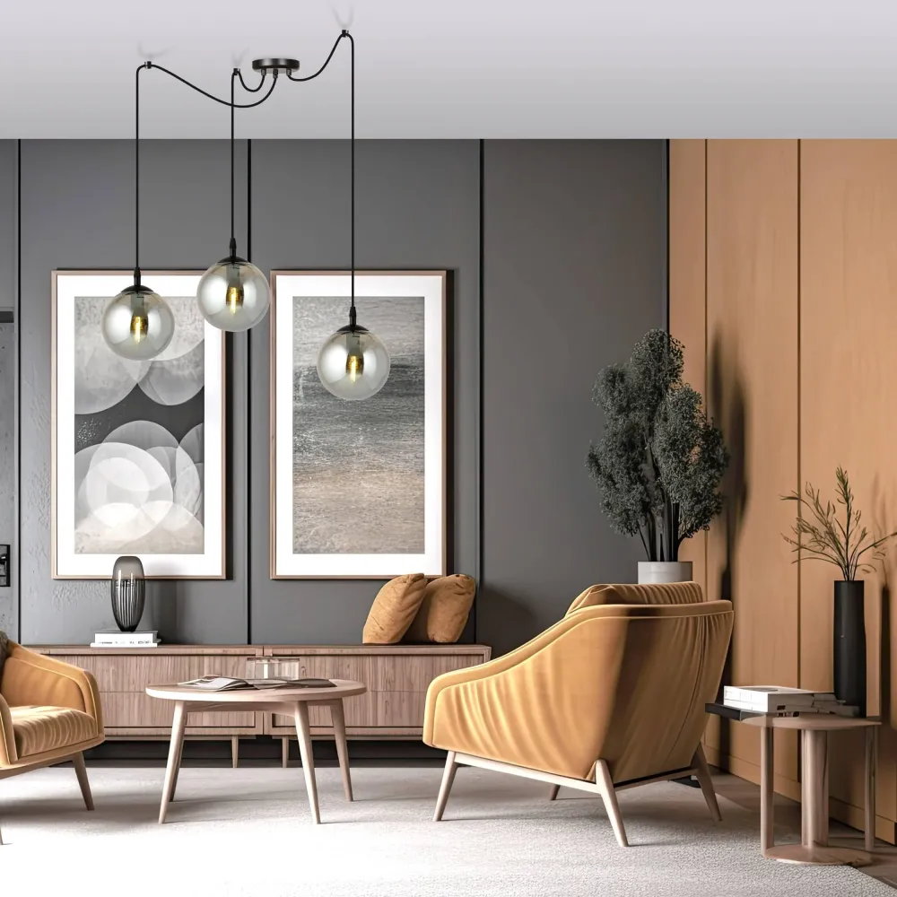 3-lichts hanglamp Cristiano Emibig Lighting