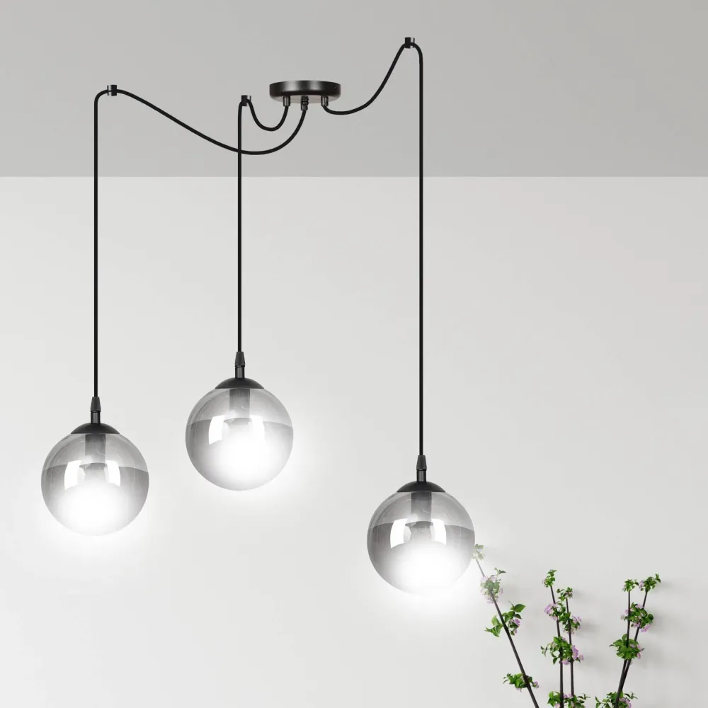 3-lichts hanglamp Cristiano Emibig Lighting