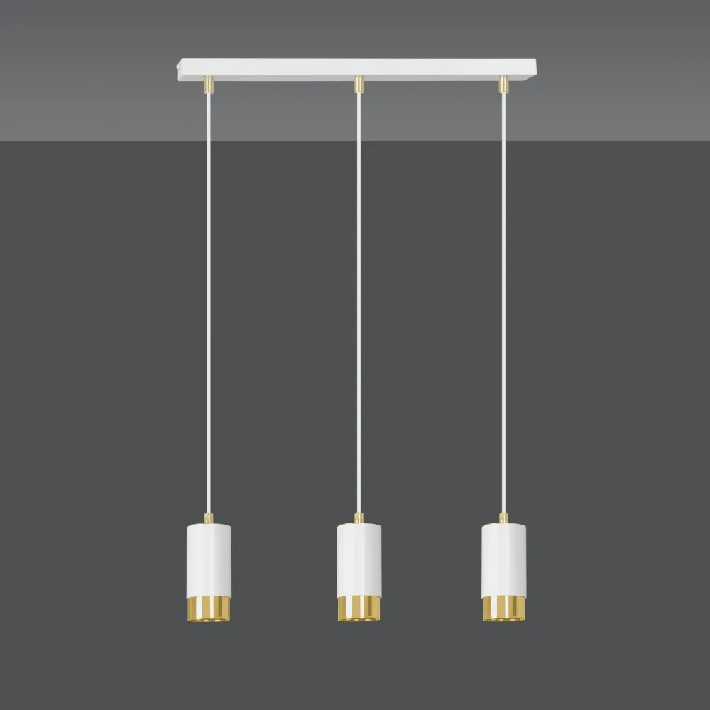 3-lichts hanglamp Kumiko Emibig Lighting