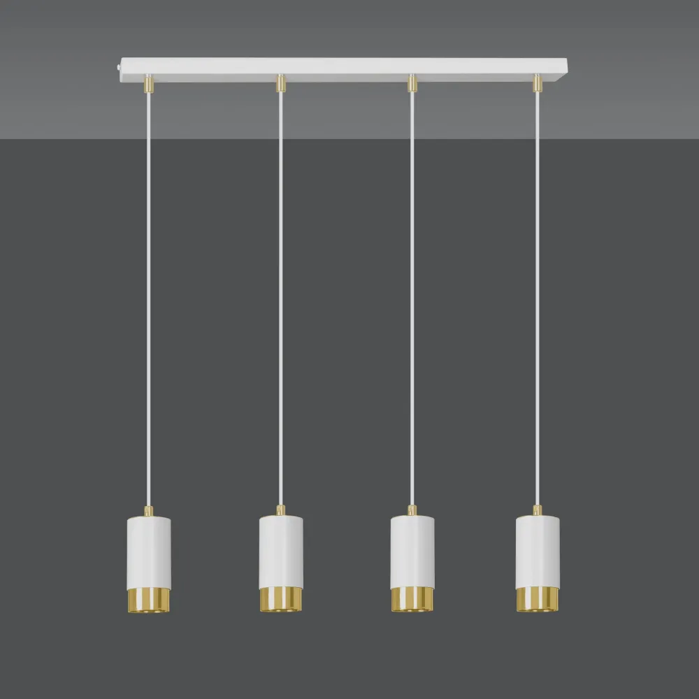 4-lichts hanglamp Kumiko Emibig Lighting