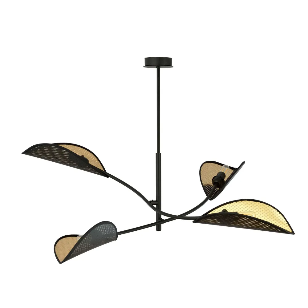 4-lichts plafondlamp Lorah Emibig Lighting