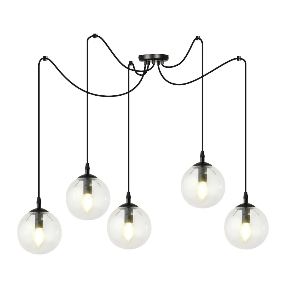5-lichts hanglamp Cristiano Emibig Lighting