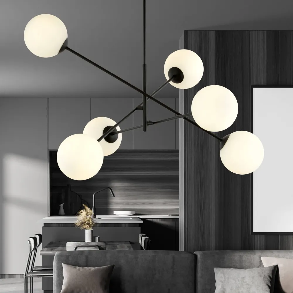 6-lichts hanglamp Lena Emibig Lighting