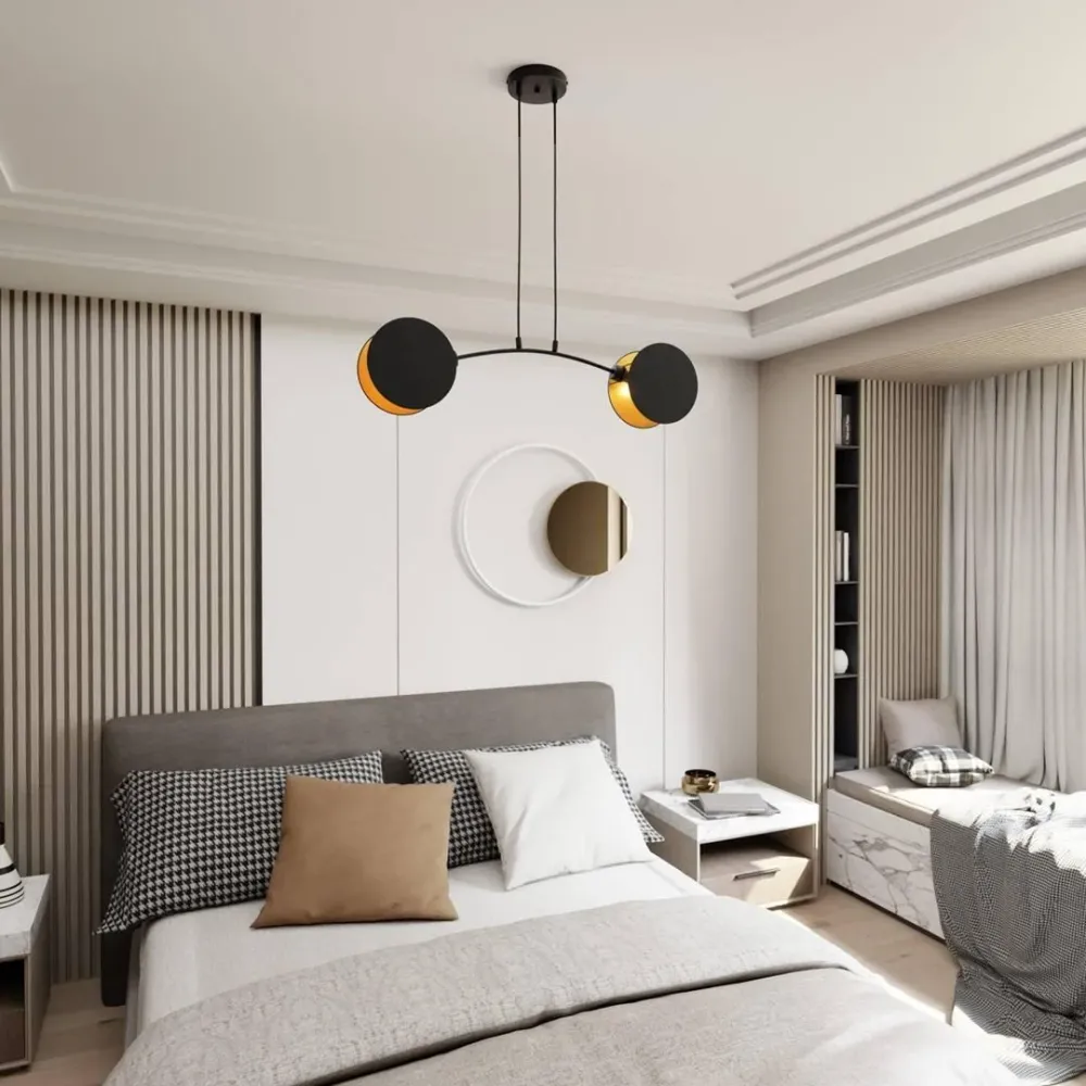 Hanglamp Motif 2-lichts Emibig Lighting