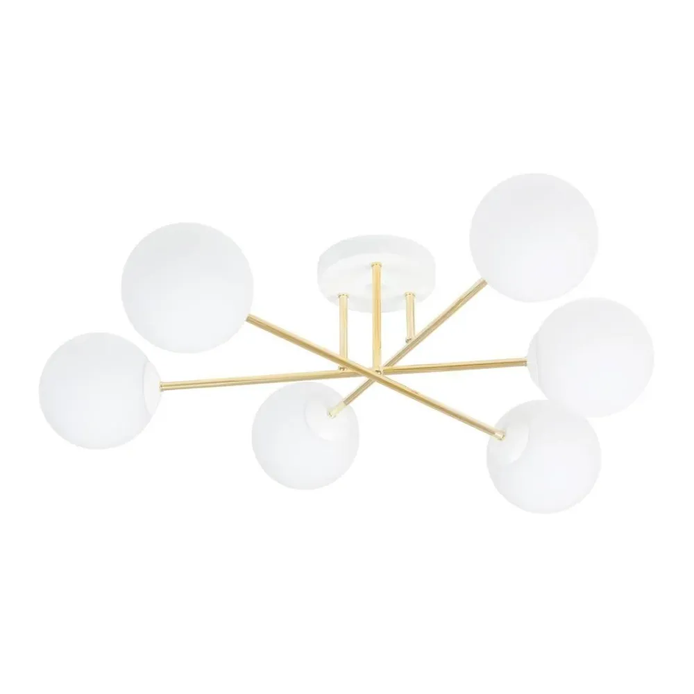 Plafondlamp Magnum 6-lichts Emibig Lighting