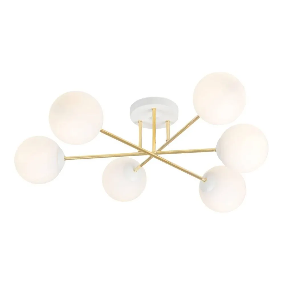 Plafondlamp Magnum 6-lichts Emibig Lighting