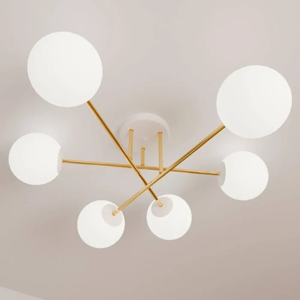 Plafondlamp Magnum 6-lichts Emibig Lighting