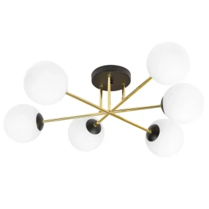 Plafondlamp Magnum 6-lichts Emibig Lighting