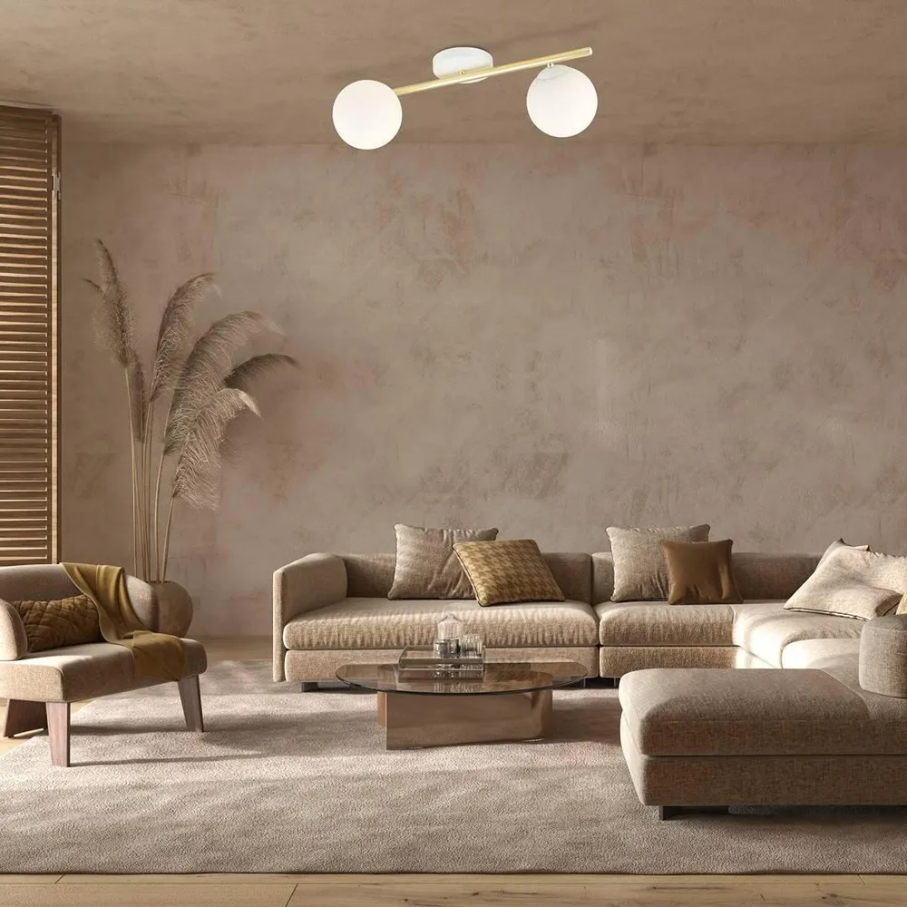 Plafondlamp Splendi 2-lichts Emibig Lighting