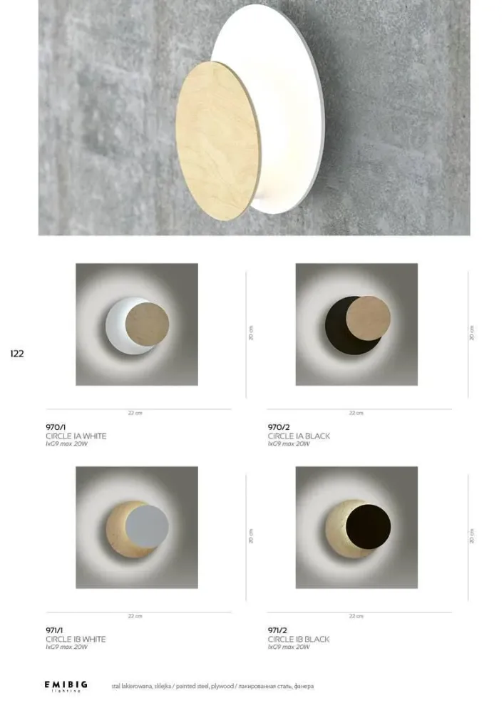 Wandlamp Eclipse Emibig Lighting