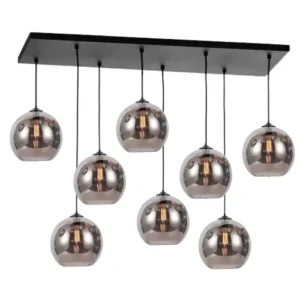 Hanglamp Smoke Glass -8 Bols Eric Kuster Stijl