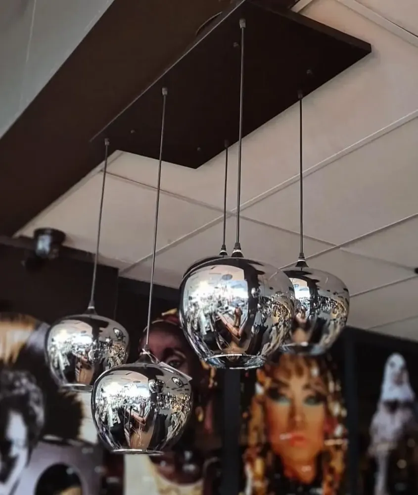 Hanglamp Apples 5 lichts - Smoky Glass Eric Kuster Style