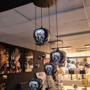 Hanglamp Apples 4 lichts - Smoky Glass (Smoking Glass) Eric Kuster Style