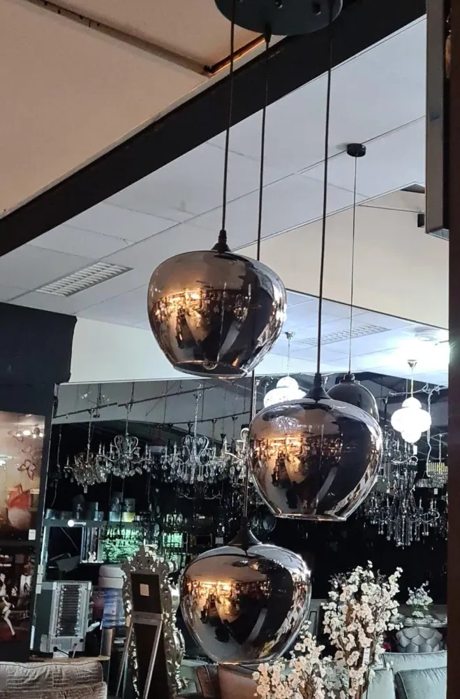 Hanglamp Apples 4 lichts - Smoky Glass (Smoking Glass) Eric Kuster Style