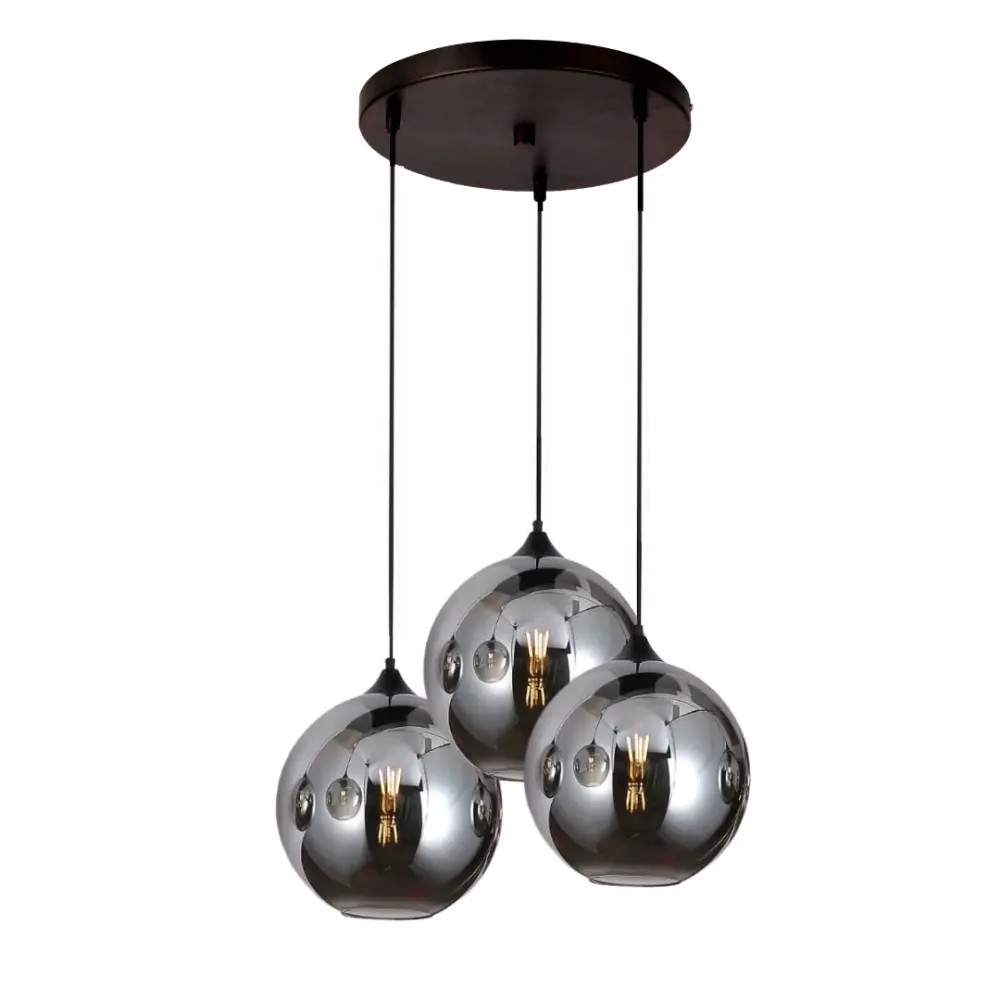 Hanglamp Illusion Smoking glass 3 lichts Eric Kuster Style