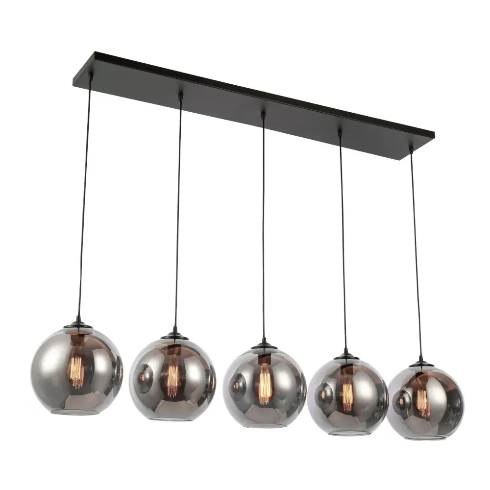 Hanglamp Smoky - 5 lichts ( Smoking Glass ) Eric Kuster Style