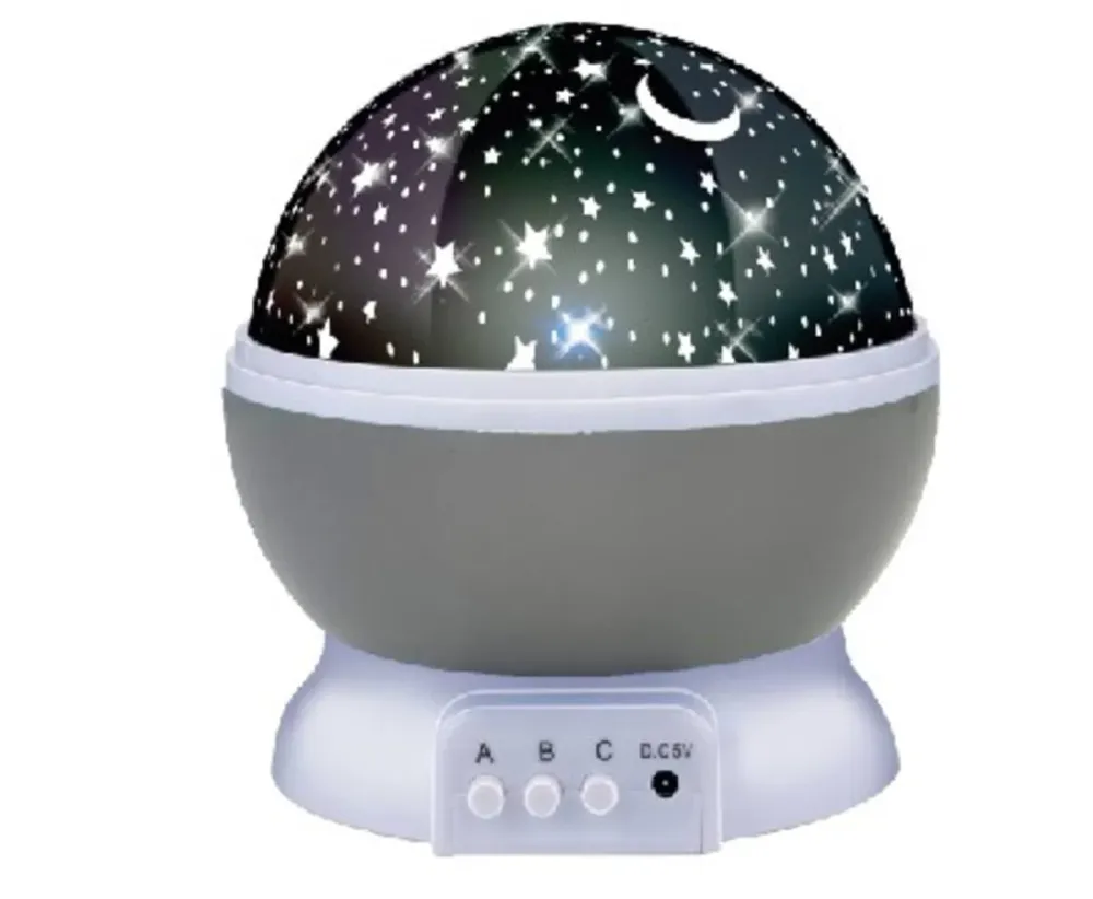Sterren Projector: 360° Rotatie, 3 Lichtstanden, USB/Batterijvoeding F 5